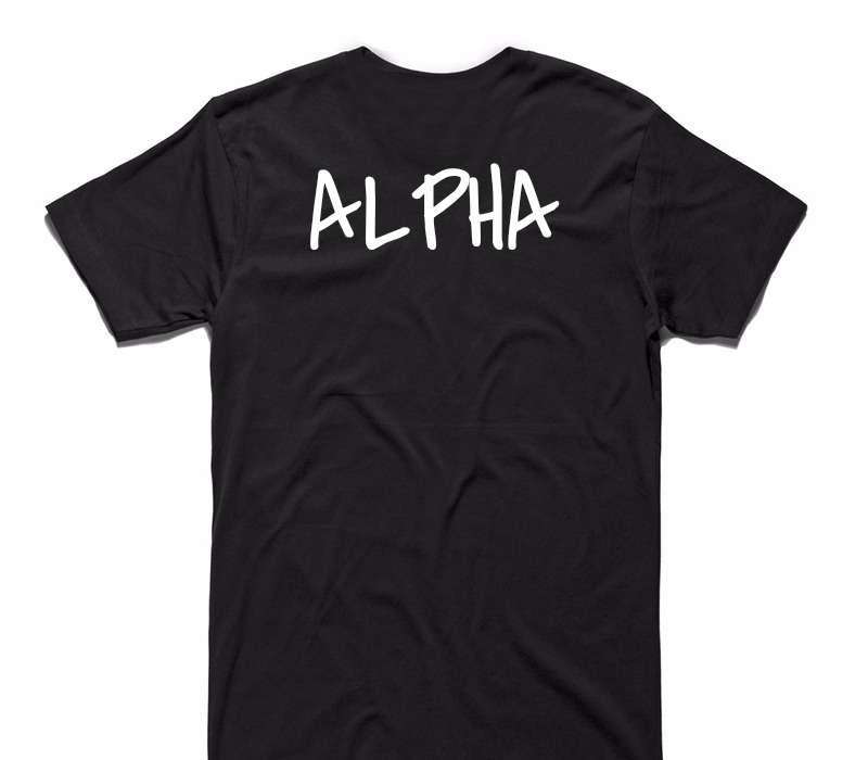 Custom AS Colour 100% Cotton Black T-Shirt