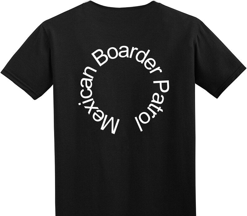 Custom Adult Soft Style 100% Cotton Black T-Shirt