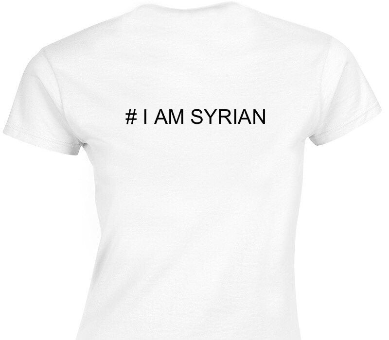 Custom Womens Soft Style 100% Cotton White T-Shirt