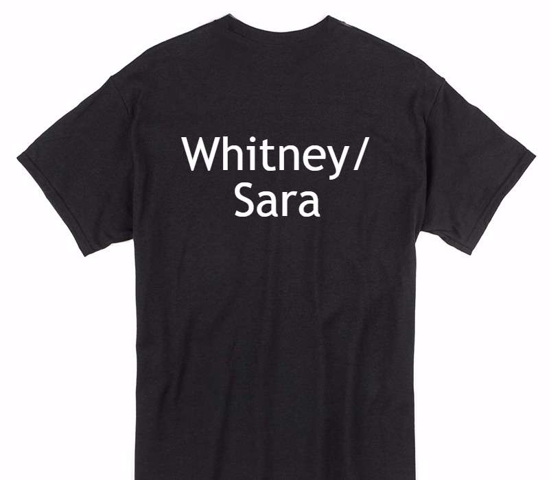 Custom Gildan 100% Cotton Black T-Shirt