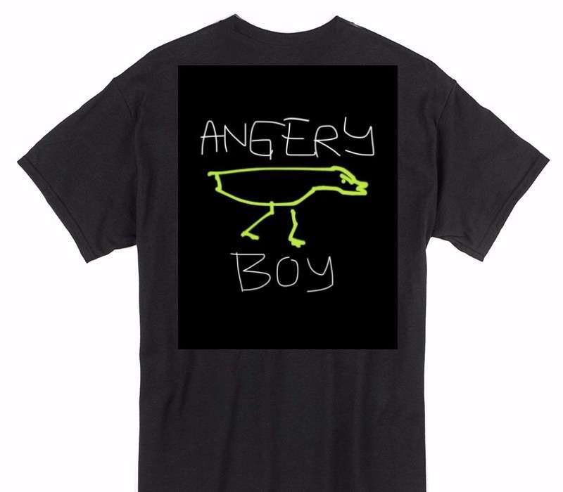 Custom Gildan 100% Cotton Black T-Shirt