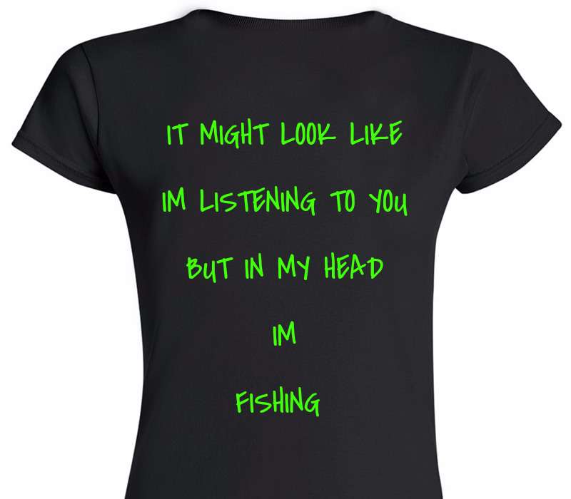 Custom Womens Soft Style 100% Cotton Black T-Shirt