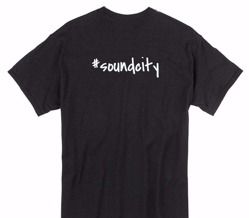Custom Gildan 100% Cotton Black T-Shirt