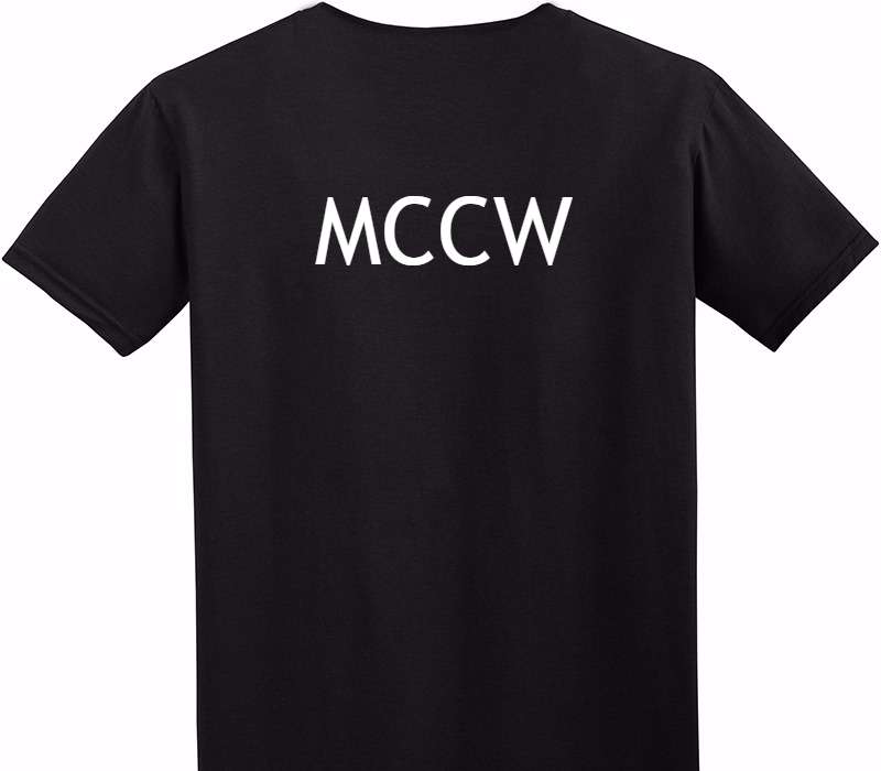 Custom Adult Soft Style 100% Cotton Black T-Shirt