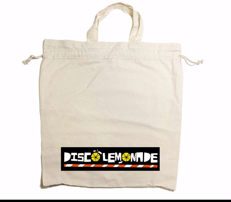 Custom Drawstring Tote Bag Cotton Calico