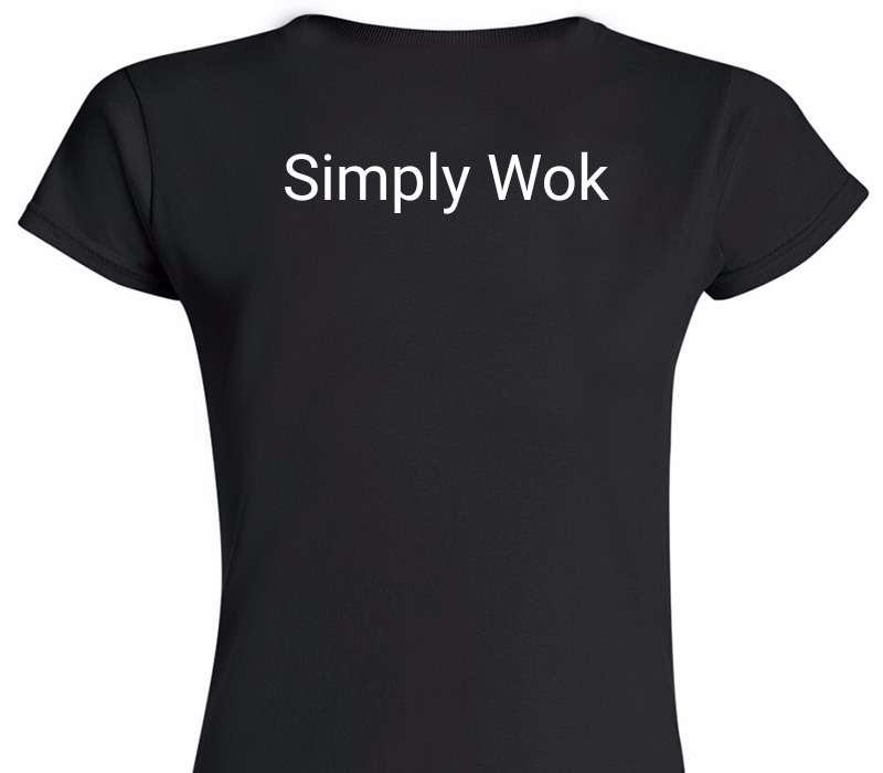 Custom Womens Soft Style 100% Cotton Black T-Shirt