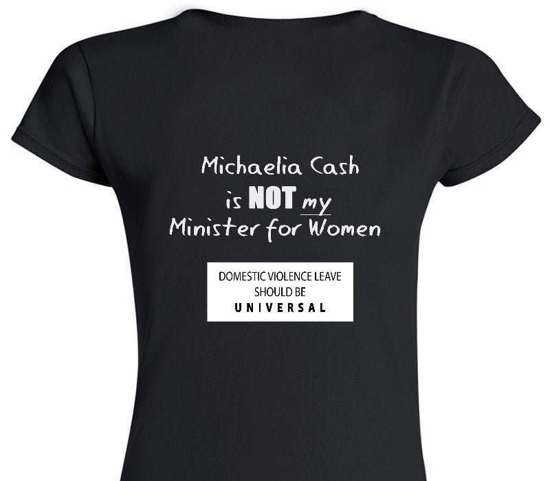 Custom Womens Soft Style 100% Cotton Black T-Shirt