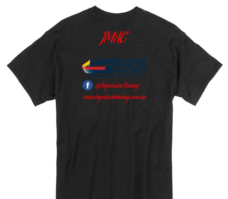 Custom Gildan 100% Cotton Black T-Shirt