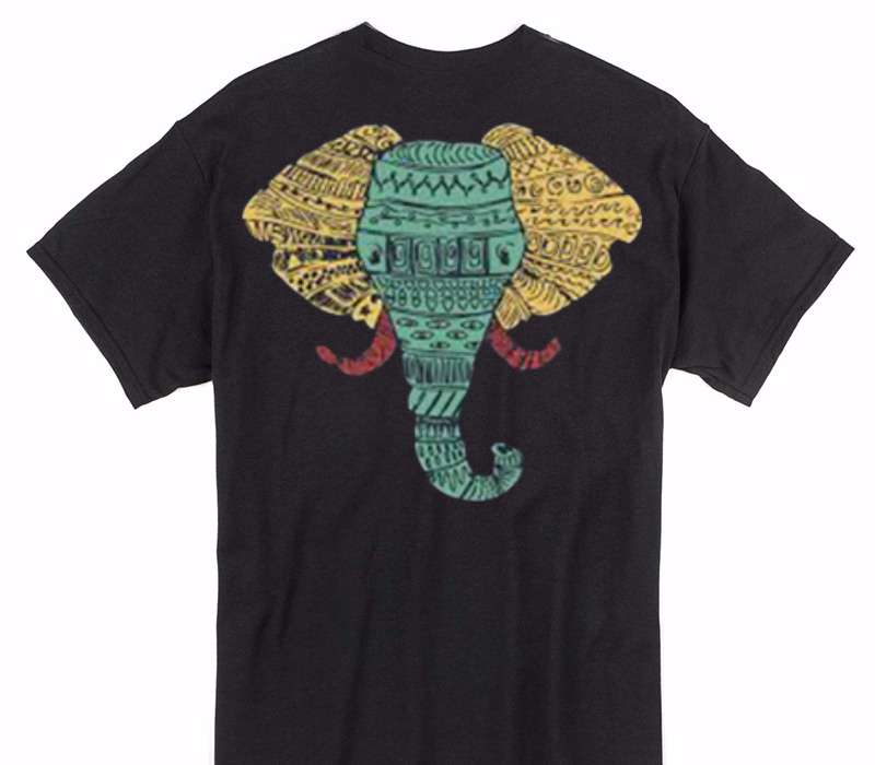 Custom Gildan 100% Cotton Black T-Shirt