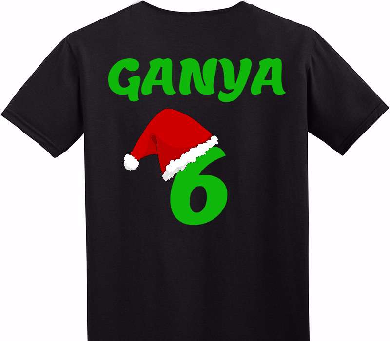 Custom Adult Soft Style 100% Cotton Black T-Shirt