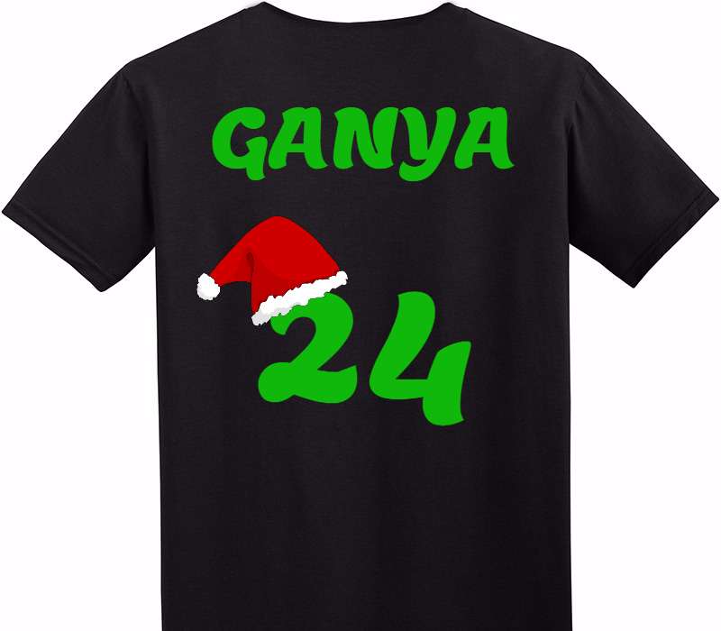 Custom Adult Soft Style 100% Cotton Black T-Shirt