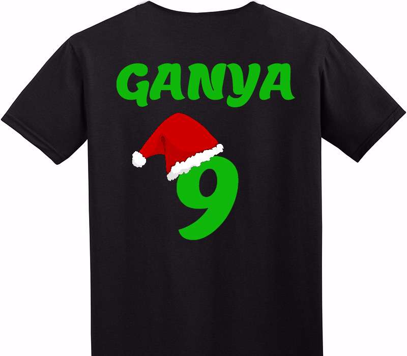 Custom Adult Soft Style 100% Cotton Black T-Shirt