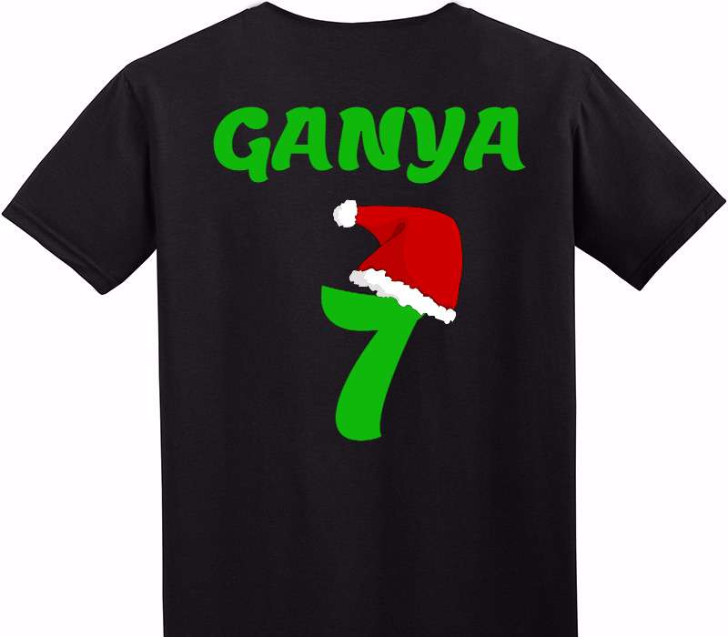 Custom Adult Soft Style 100% Cotton Black T-Shirt