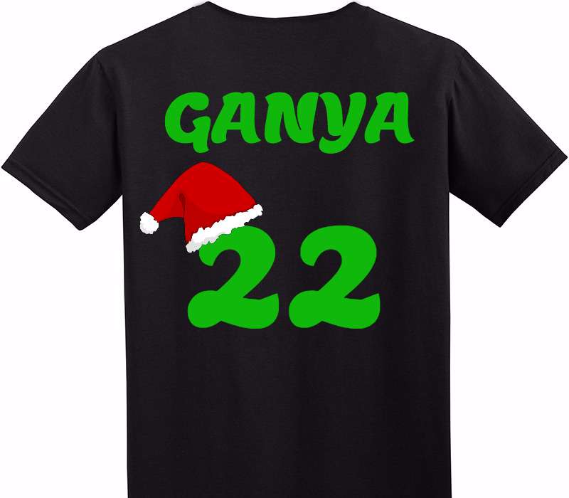 Custom Adult Soft Style 100% Cotton Black T-Shirt