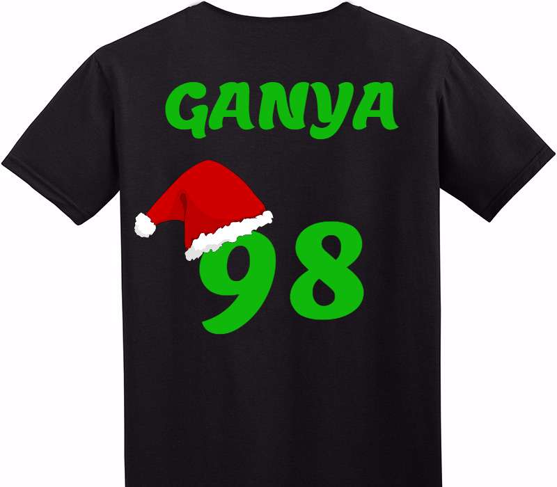 Custom Adult Soft Style 100% Cotton Black T-Shirt