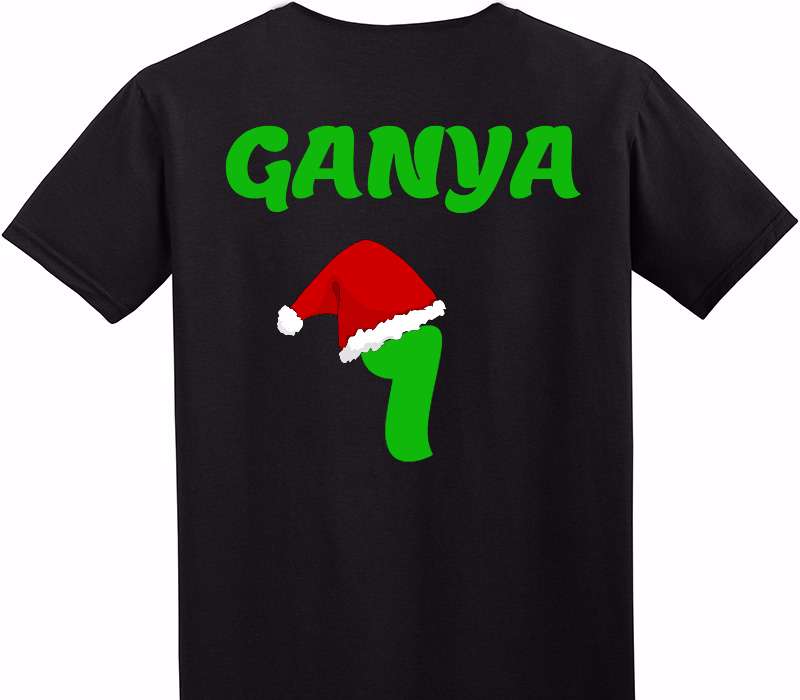 Custom Adult Soft Style 100% Cotton Black T-Shirt