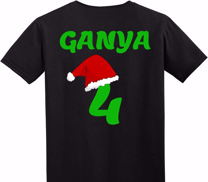 Custom Adult Soft Style 100% Cotton Black T-Shirt