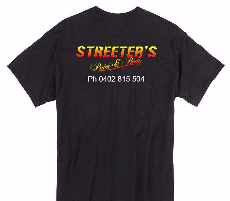 Custom Gildan 100% Cotton Black T-Shirt
