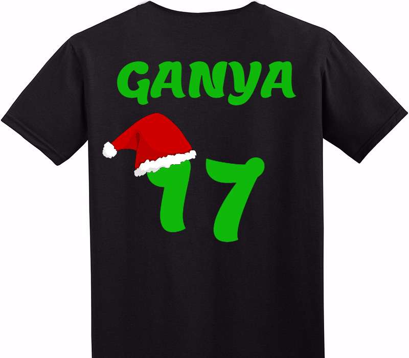 Custom Adult Soft Style 100% Cotton Black T-Shirt