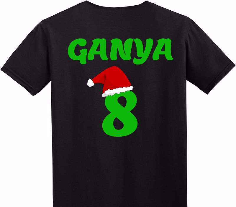 Custom Adult Soft Style 100% Cotton Black T-Shirt