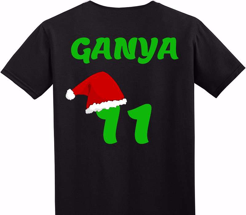 Custom Adult Soft Style 100% Cotton Black T-Shirt