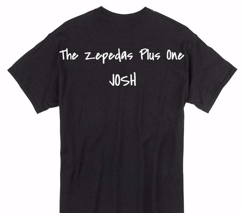 Custom Gildan 100% Cotton Black T-Shirt