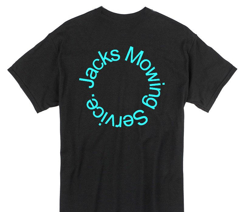 Custom Gildan 100% Cotton Black T-Shirt