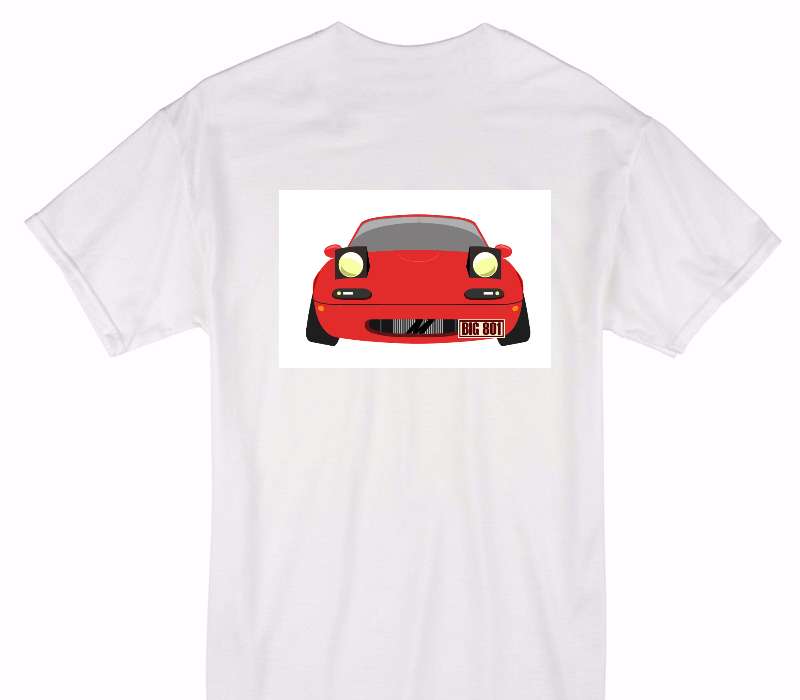 Custom Gildan 100% Cotton White T-Shirt