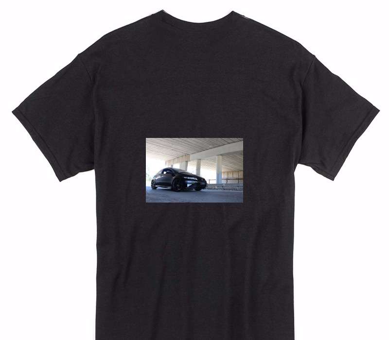 Custom Gildan 100% Cotton Black T-Shirt