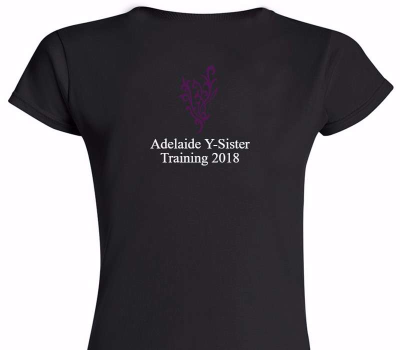 Custom Womens Soft Style 100% Cotton Black T-Shirt