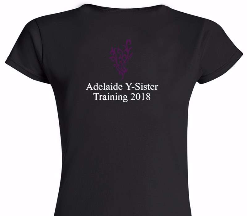 Custom Womens Soft Style 100% Cotton Black T-Shirt