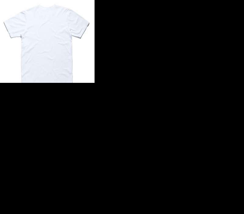 Custom AS Colour 100% Cotton White T-Shirt