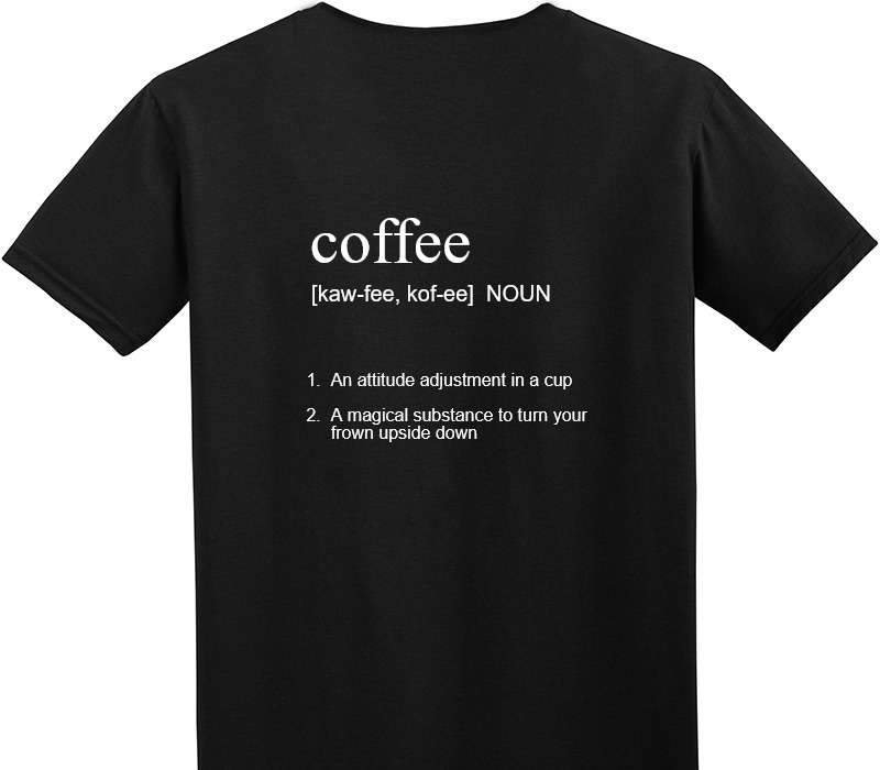 Custom Adult Soft Style 100% Cotton Black T-Shirt