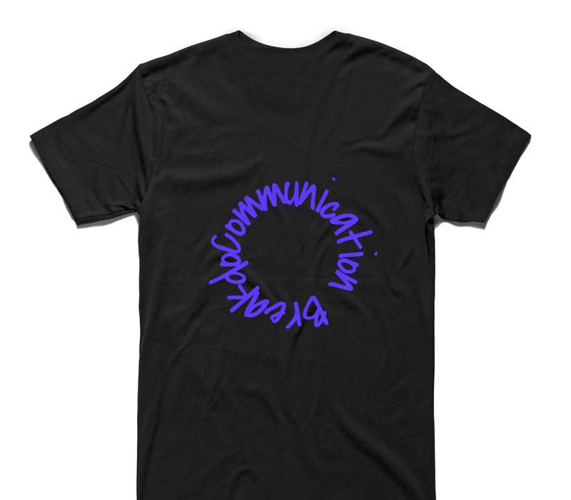 Custom AS Colour 100% Cotton Black T-Shirt