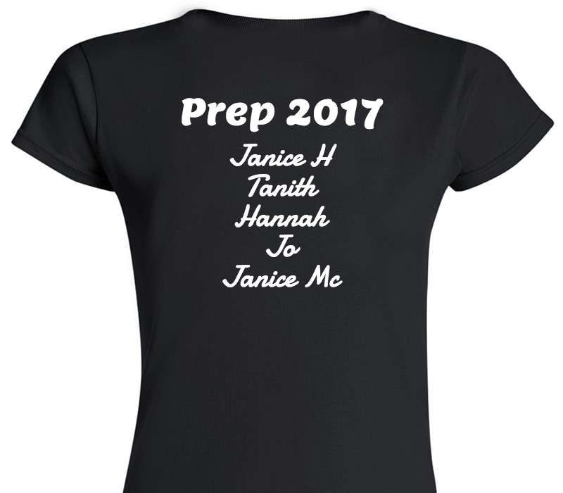 Custom Womens Soft Style 100% Cotton Black T-Shirt