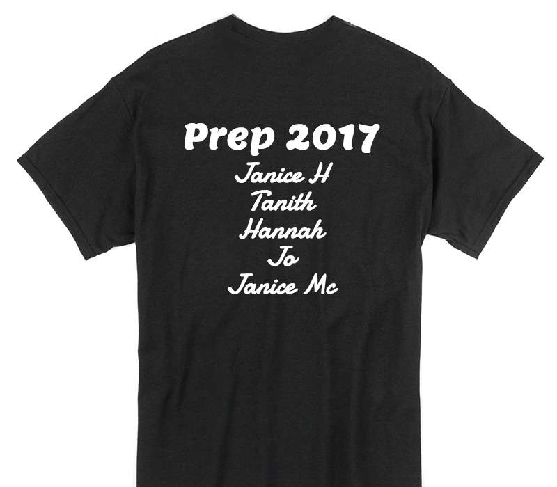 Custom Gildan 100% Cotton Black T-Shirt