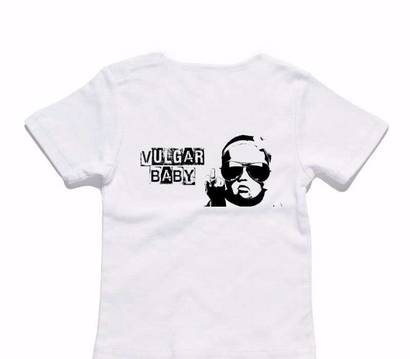 Custom AS Colour White Baby T-Shirt