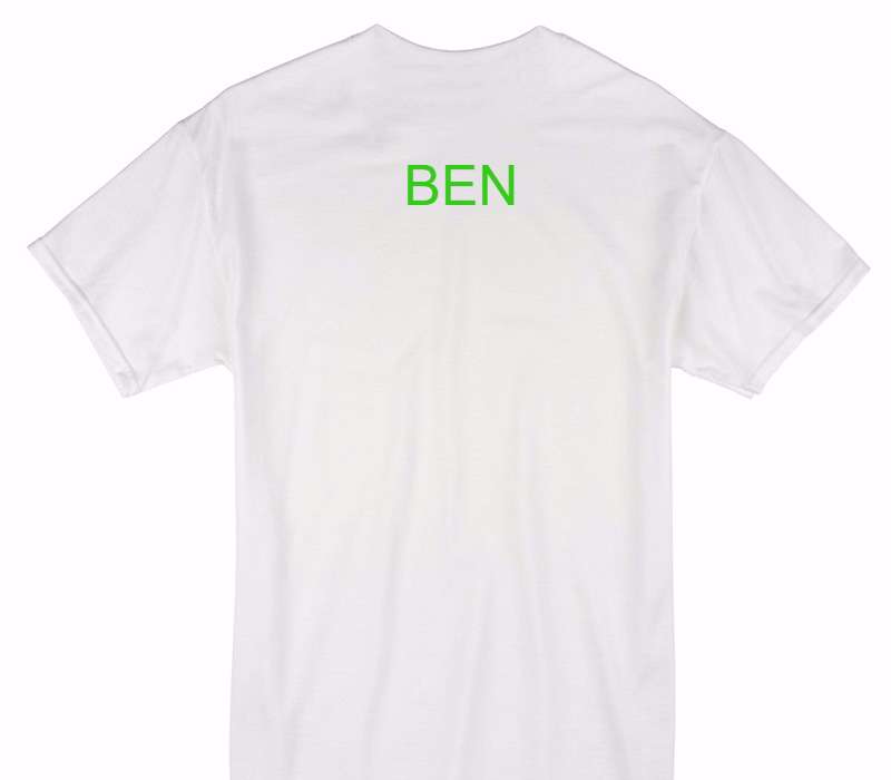 Custom Gildan 100% Cotton White T-Shirt