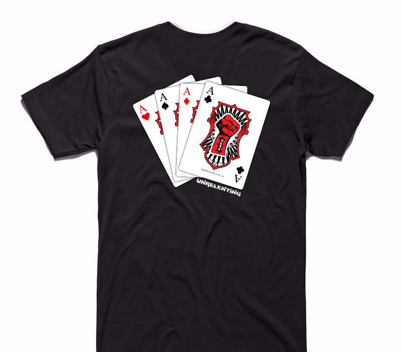 Custom AS Colour 100% Cotton Black T-Shirt