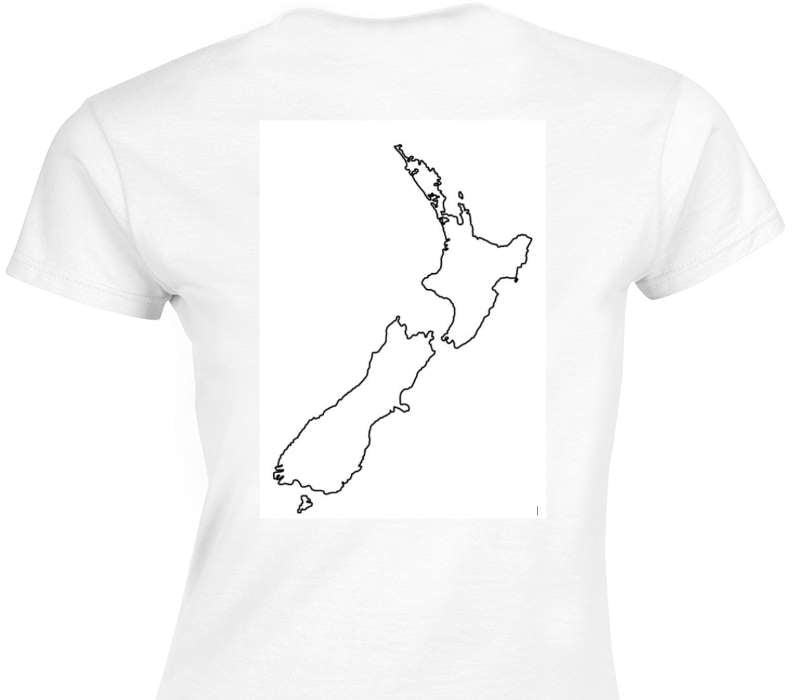 Custom Womens Soft Style 100% Cotton White T-Shirt