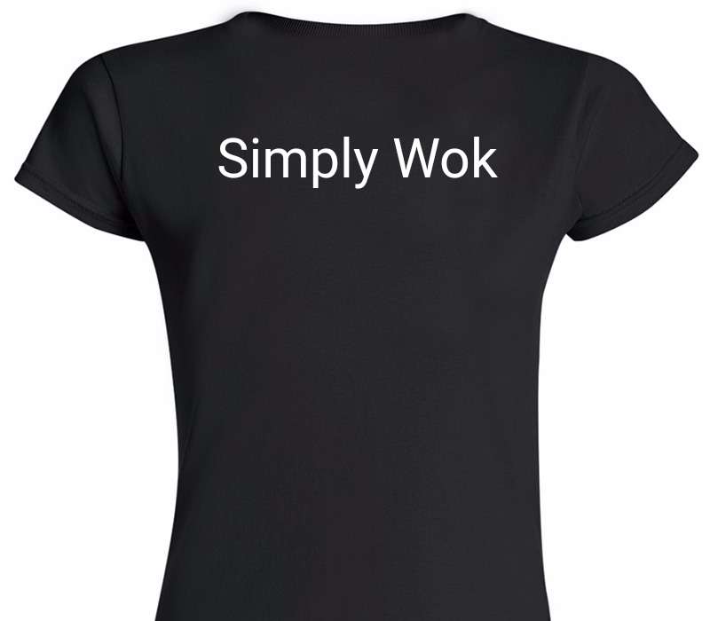 Custom Womens Soft Style 100% Cotton Black T-Shirt
