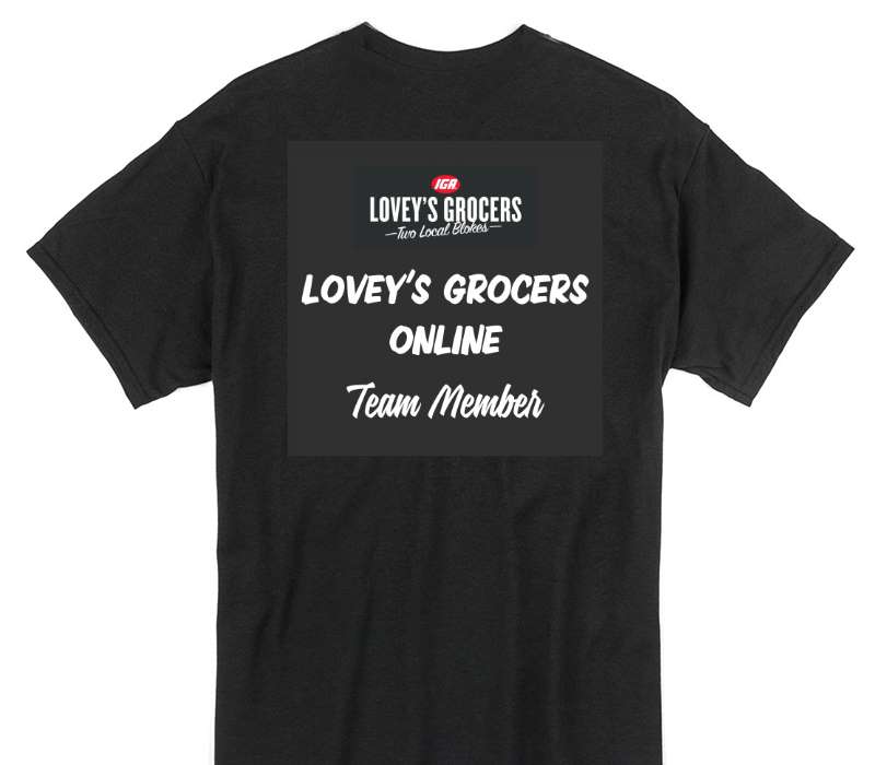 Custom Gildan 100% Cotton Black T-Shirt