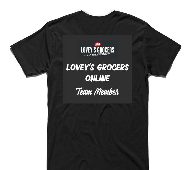 Custom AS Colour 100% Cotton Black T-Shirt