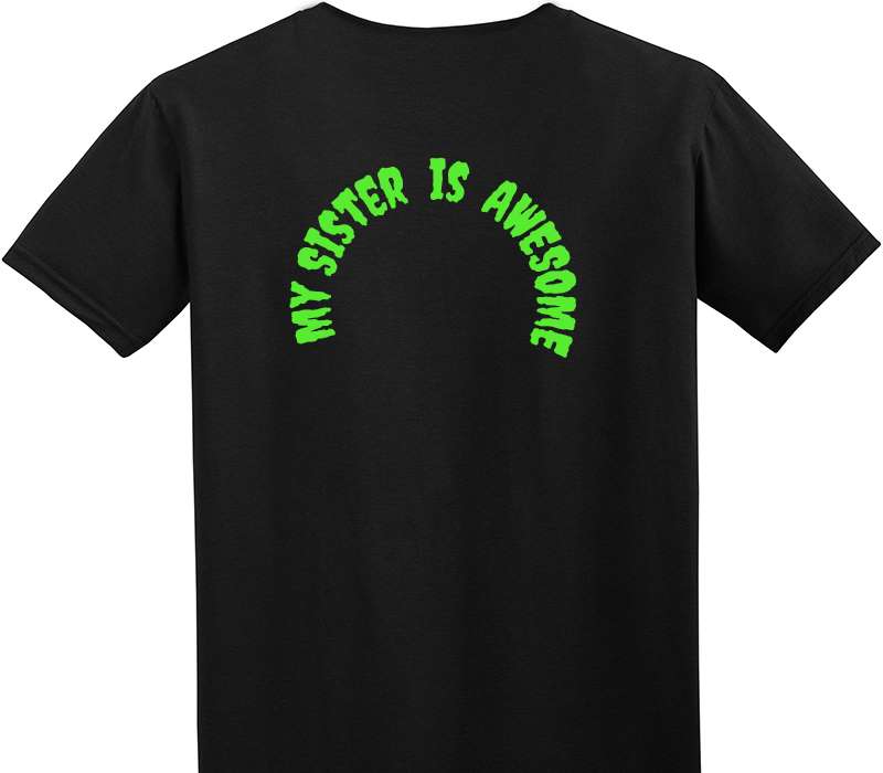 Custom Adult Soft Style 100% Cotton Black T-Shirt
