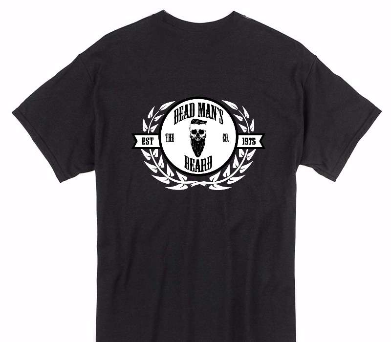 Custom Gildan 100% Cotton Black T-Shirt