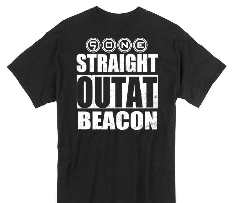 Custom Gildan 100% Cotton Black T-Shirt
