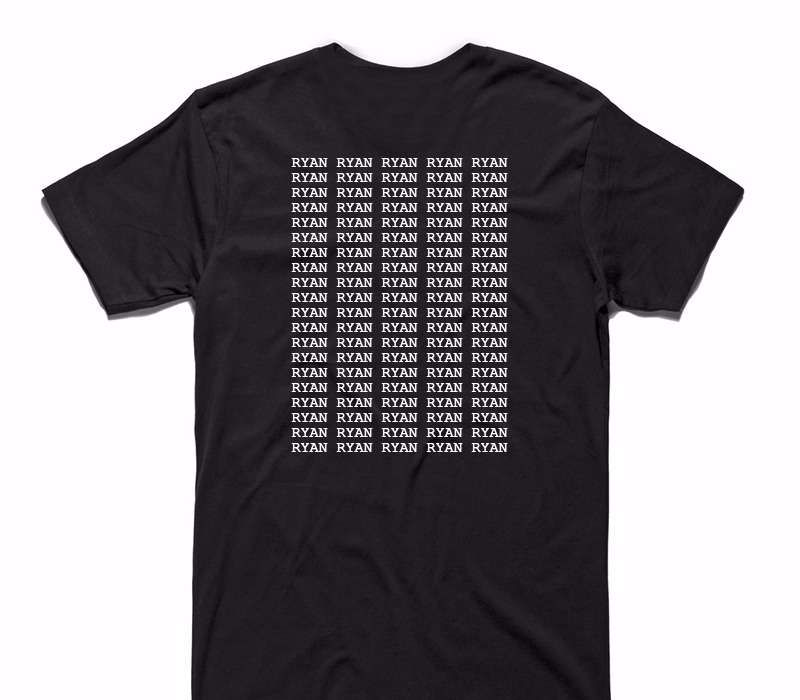 Custom AS Colour 100% Cotton Black T-Shirt