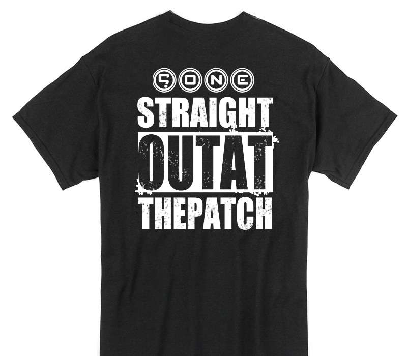 Custom Gildan 100% Cotton Black T-Shirt