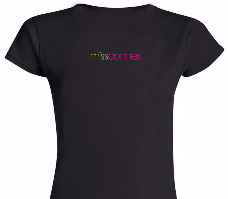 Custom Womens Soft Style 100% Cotton Black T-Shirt