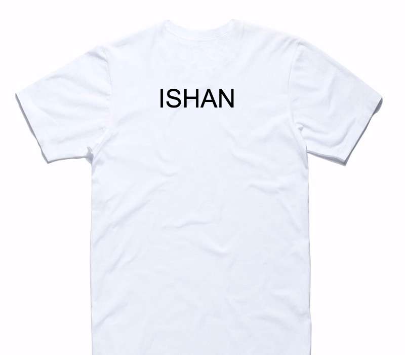 Custom AS Colour 100% Cotton White T-Shirt